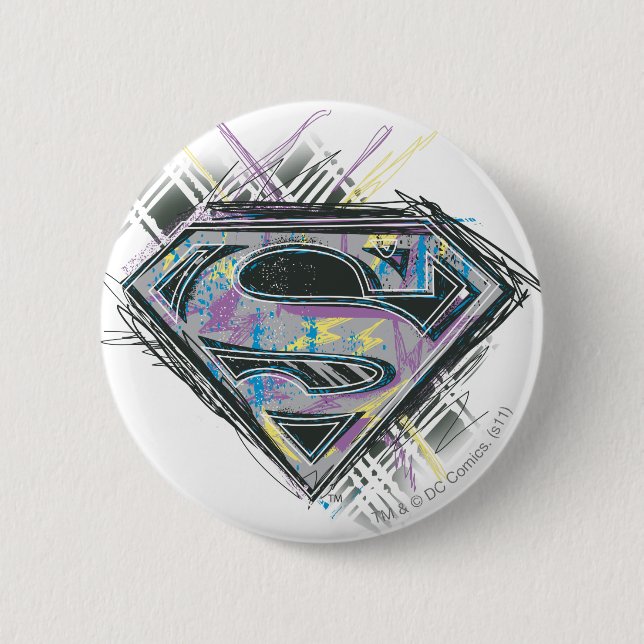 Logo für Supergirl-Scribbles Button (Vorderseite)