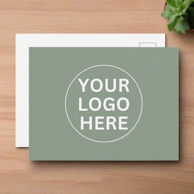 Logo für umweltfreundliche Berufliche Unternehmen Postkarte (Von Creator hochgeladen)