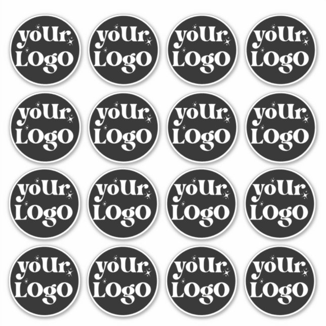 Logo für Unternehmen Aufkleber (Vorderseite)