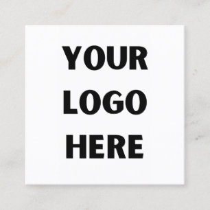 Logo für Unternehmen Mitarbeiter Trucke Quadratische Visitenkarte