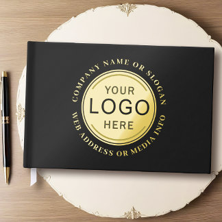 Logo für Unternehmen Moderne Markenbezeichnung Gästebuch