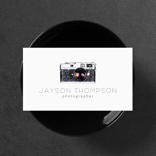 Logo für Vintage Fotografie-Illustration Visitenkarte (Von Creator hochgeladen)