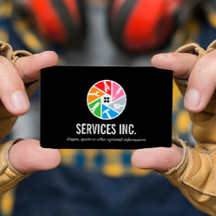 Logo für Zuhause-Reparaturdienste von Rainbow beru Visitenkarte