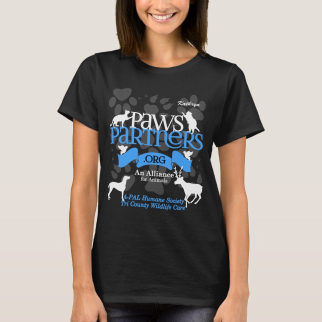 Logo-Gang PawsPartners.org Alliance T-Shirt (Vorderseite)