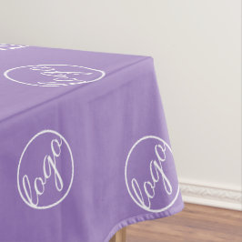 Logo-Geschäft für die Sondervorführung Tischdecke