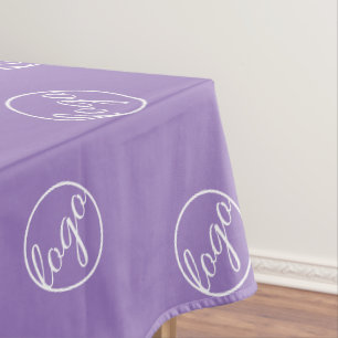 Logo-Geschäft für die Sondervorführung Tischdecke