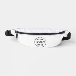 Logo-Geschäft | Minimalistisch Simple White Bauchtasche