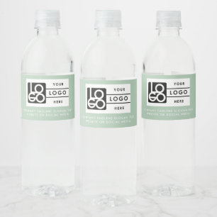 Logo Geschäft Unternehmens Minimalistisch Grün