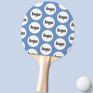 Logo-Geschäftsmodell Förderung Sky Blue Tischtennis Schläger