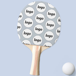 Logo-Geschäftsmodell Werbemittel Blau Tischtennis Schläger