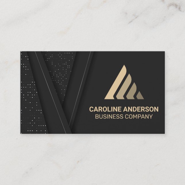 Logo-Gold für das Firmendreieck Visitenkarte (Vorderseite)