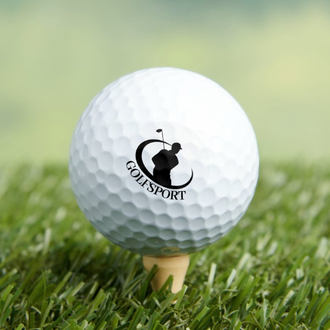 Logo-Golf mit Typografie Golfball (Insitu T-Shirt)