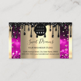 Logo Haare Makeup Nails Tropfen WELLNESS-CENTER QR Visitenkarte
