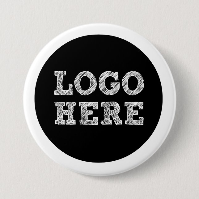Logo hier button (Vorderseite)