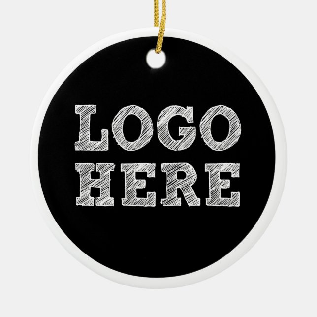 Logo hier keramik ornament (Vorne)