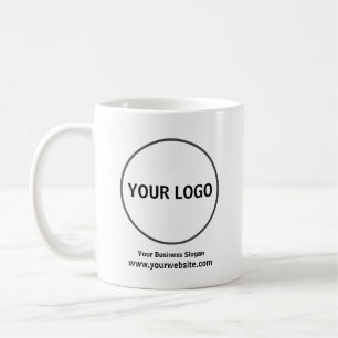 Logo hinzufügen, Tasse des Unternehmens,