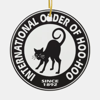 Logo Hoo Logo Ornement en céramique