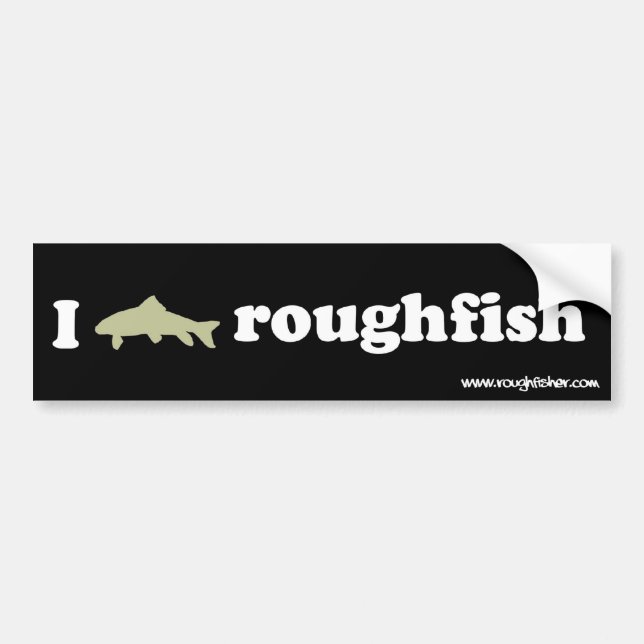 Logo I roughfish Autoaufkleber (Vorne)