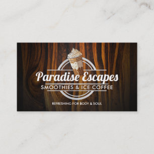 Logo Ice Coffee personnalisable cartes de visite