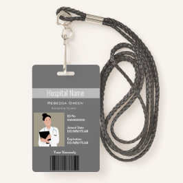 Logo-ID für Foto-Strichcode des benutzerdefinierte Ausweis