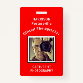 Logo-ID für Fotografen Foto Company Ausweis