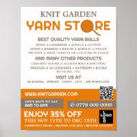 Logo im Orange-Garn-Store, Knitterladen, Garnspeic
