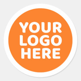 Logo Image Color Business Packaging Produkt Runder Aufkleber