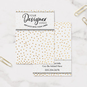 Logo-Imitate Gold Confetti-Gewinnspiele-Anzeige