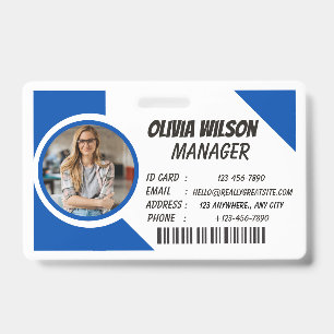 Logo individuell Foto-ID-Karte Badge-Halter Ausweis