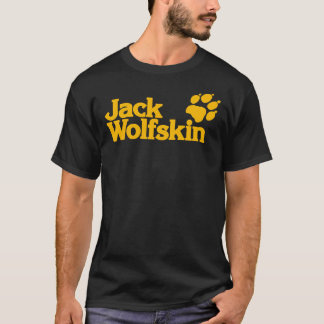 Logo Jack Wolfskin jaune Essential T-shirt