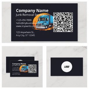 Logo Junk Removal Visitenkarte