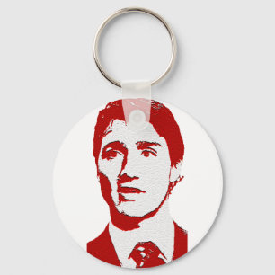Logo Justin Trudeau Schlüsselanhänger
