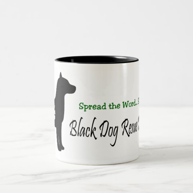 Logo-Kaffee-Tassen Zweifarbige Tasse (Mittel)