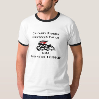 Logo, Kalvarienberg RidersRedwood fällt, T-Shirt