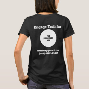 Logo-Kleidung für das benutzerdefinierte Unternehm T-Shirt