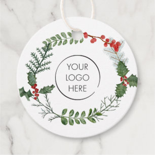 Logo Kleine Unternehmen Marketing Happy Holidays G Geschenkanhänger