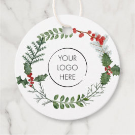 Logo Kleine Unternehmen Marketing Happy Holidays G Geschenkanhänger