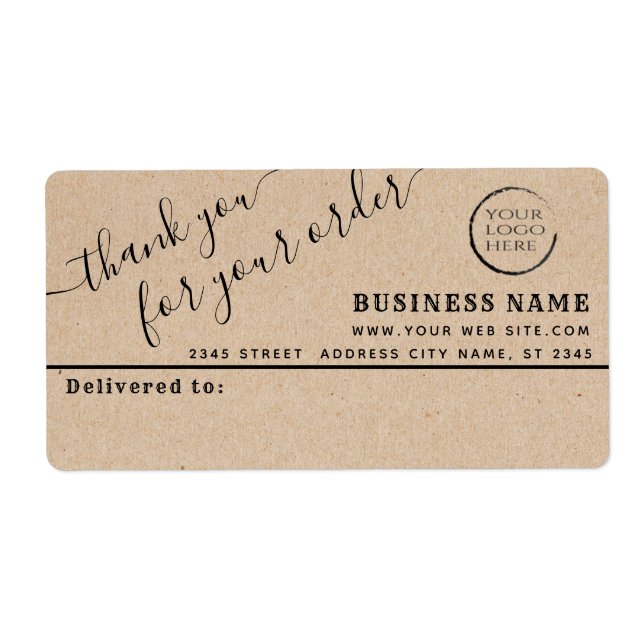 Logo Kraft Vielen Dank für Ihr Business-Mailing-La (Vorne)