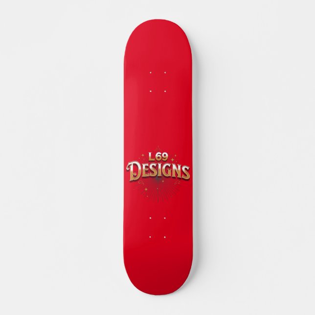 Logo "L69 DESIGNS" Skateboard (Vorne)