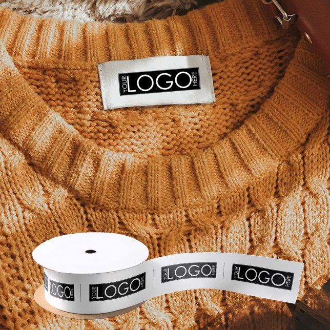 Logo-Labels Markenbezeichnungen Kleidungsmarken fü Satinband (Logo Labels Brand Clothing Tags for Handmade Items Satin Ribbon)