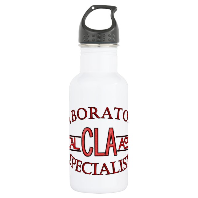 LOGO LABRADOR CLA KLINISCHER LABORHILFE TRINKFLASCHE (Vorderseite)