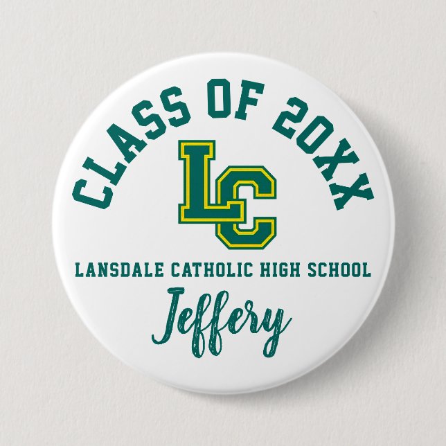Logo "Lansdale Cathouse High School" Button (Vorderseite)