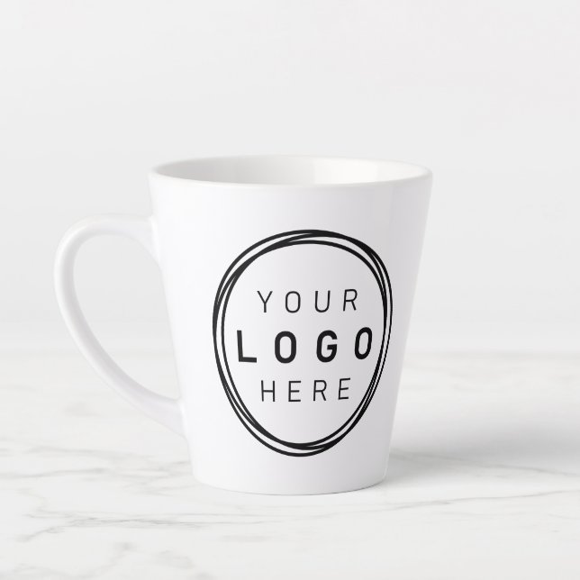 Logo-Latte für Unternehmen Milchtasse (Links)