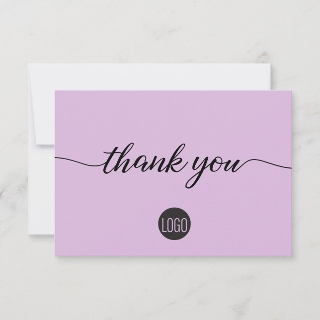 Logo Lavender violet Business Merci client (Devant)