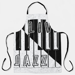 Logo "Live Jazz Calligraphy Illusion" mit Schürze