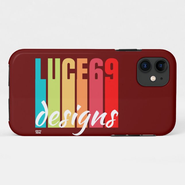 Logo "LUCE69 DESIGNS" Case-Mate iPhone Hülle (Rückseite (Horizontal))