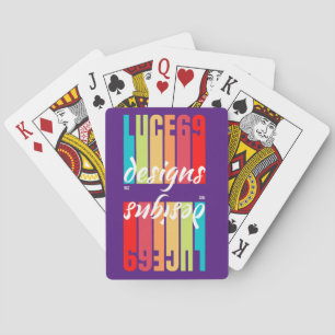 Logo "LUCE69 DESIGNS" Spielkarten