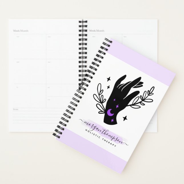Logo Lune Mains Reiki Massage Rendez-vous Livre (Devant avec enveloppe)