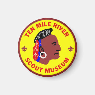 Logo-Magazin "Zehn-Mile-River-Scout-Museum" Magnet