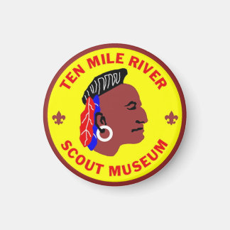 Logo-Magazin "Zehn-Mile-River-Scout-Museum" Magnet